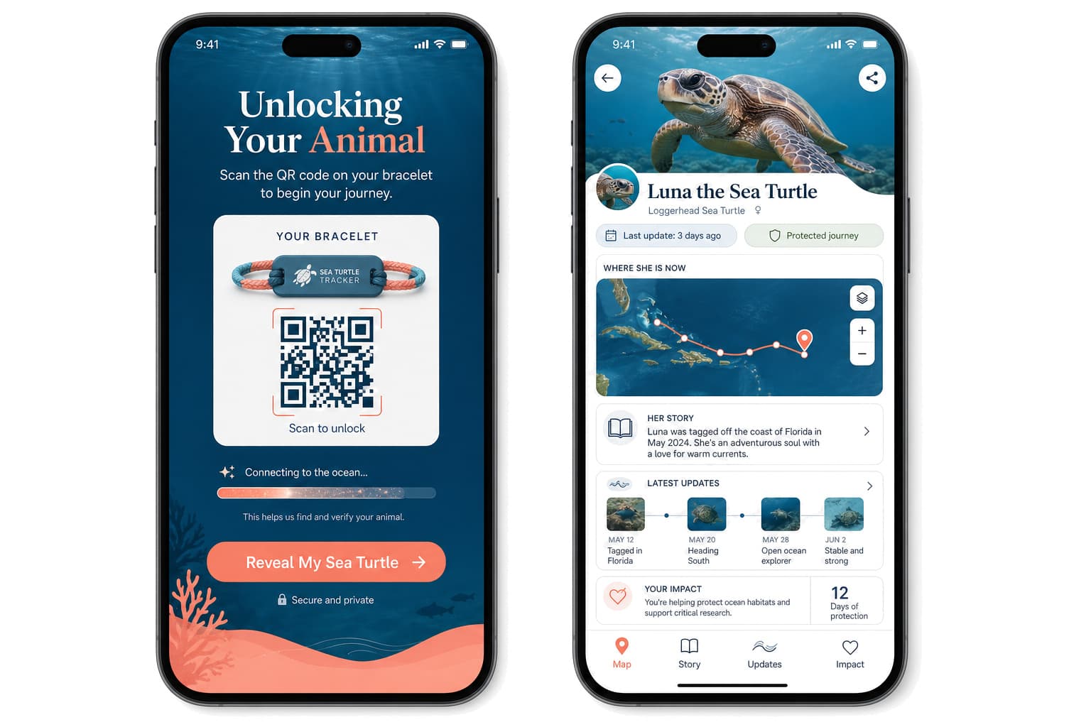 Mobile QR journey preview